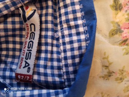 Рубашка новая нарядная для мальчика 92/2