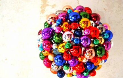 Новогодняя Люстра Шар