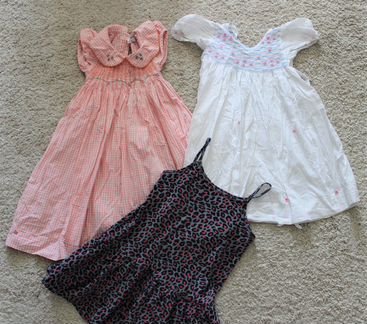 Платья, футболки, шорты и др. р. 108-116