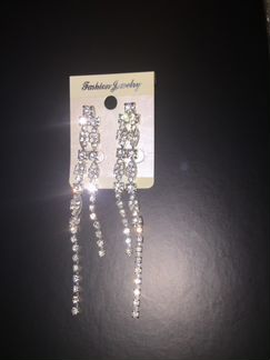 Серьги вечерние