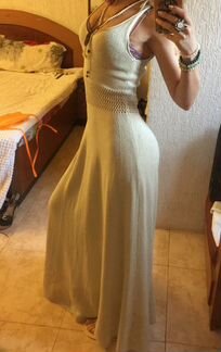 Платье вязаное