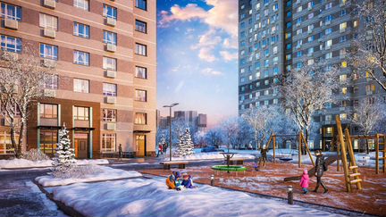 2-к квартира, 61.4 м², 11/22 эт.