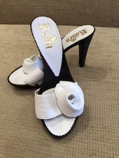 Сабо натур кожа