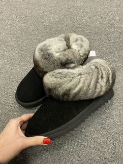 Угги с шиншиллой