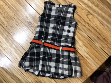 Платье Blumarine Baby с поясом, шерсть