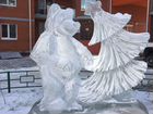 Ледяная скульптура, лед, зимнее новогоднее
