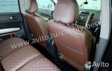 Авточехлы экокожа ромб Автопилот в наличии в спб