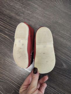 Мокасины красные 20рр