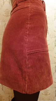 Юбка вельветовая