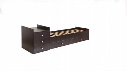 Кровать детская Фея-1000 венге