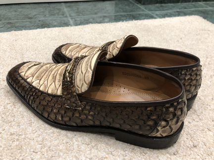 Кожаные лоферы