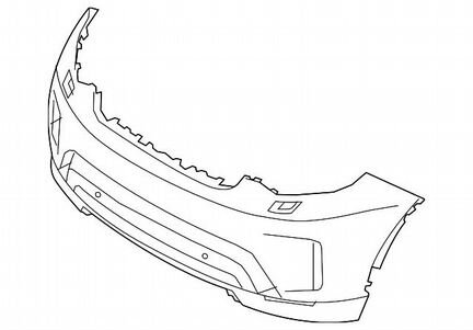 Бампер передний Land Rover Discovery L462 2017