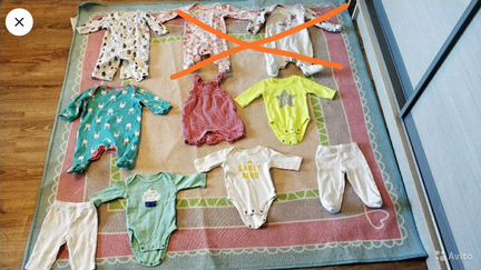 Одежда для девочки на 0-1 месяц