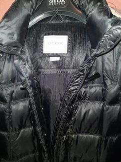 Пуховик geox женский пух/перо новый черный