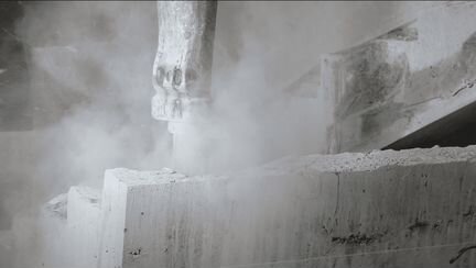 Bobcat с гидромолотом