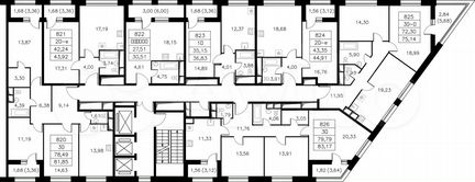3-к квартира, 81.9 м², 12/22 эт.