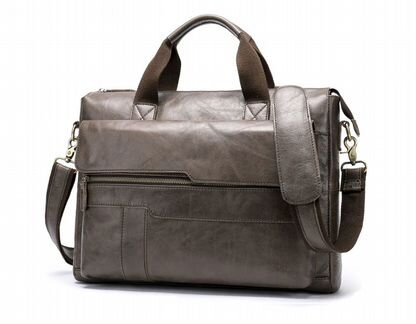 Мужская сумка портфель из натуральной новая LB115