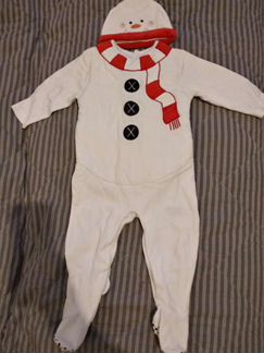 Костюм снеговика mothercare