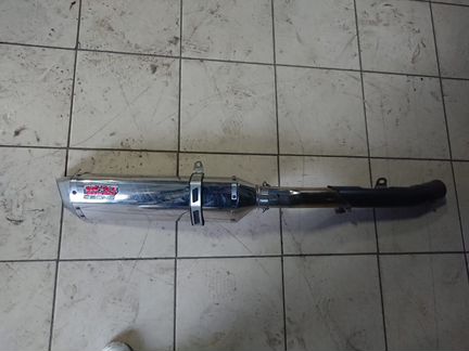 Глушитель не оригинальный на мотоцикл Kawasaki 140