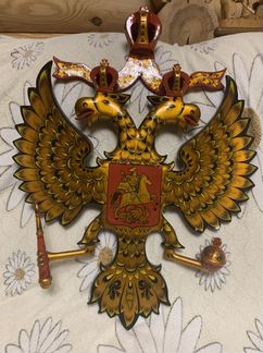 Герб России (Хохлома) коллекционый