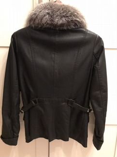 Куртка кожаная женская с мехом новая