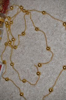 Бусы для елки, украшения на елку