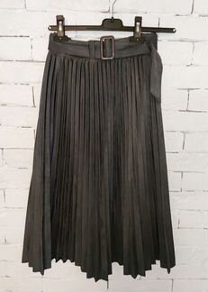 Юбка женская WoolStreet, серая/серебро, 44