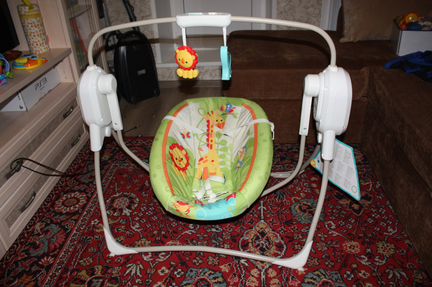 Качели Fisher price Друзья из тропического леса