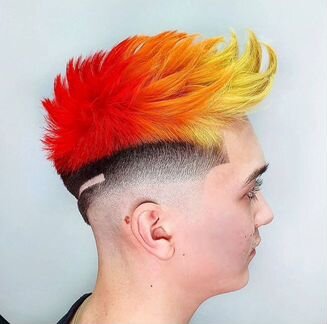 Мужское окрашивание волос