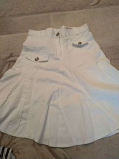 Юбка белая