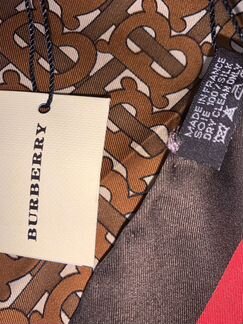 Стильный шёлковый платок Burberry, 90/90 новый
