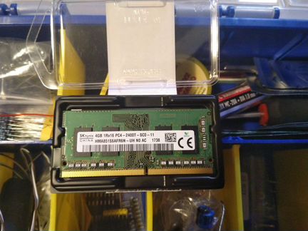 Оперативная память. Kingston DDR4 4GB, SO-dimm