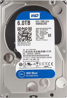 Жесткий диск WD 6Tb WD60ezrz новый, гарантия