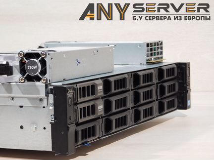 Сервер Dell R720xd 2x E5-2650v2 192Gb H710 12x3.5