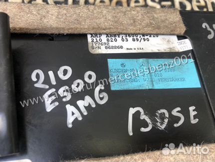 Усилитель звука системы Bose для Mercedes W210