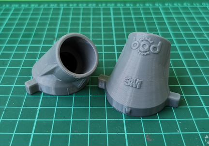 Адаптер с масок 3M и unix на Бактериальный фильтр