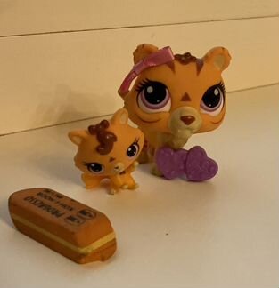 Littlest Pet Shop Тигрица и тигрёнок lps, лпс