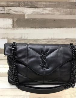 Клатч ysl кожаный