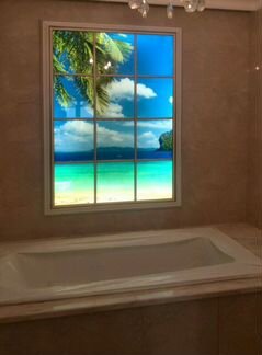 Фальш окно световое