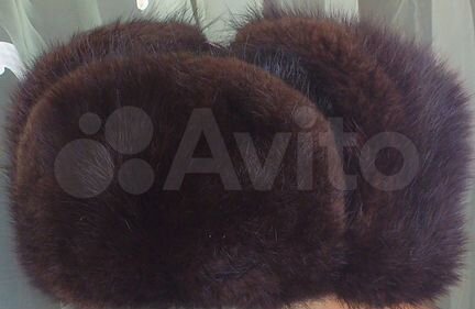 Шапка - ушанка мужская норковая, пр-во СССР