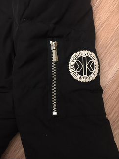 Пуховик новый черный