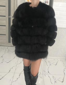 Шуба из песца