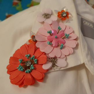 Рубашка под кардиган