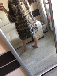 Шуба Yves Salomon на кашемире