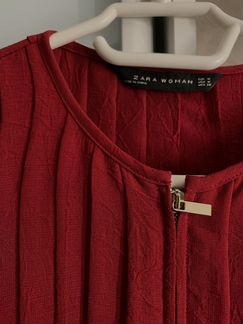 Плиссированная блуза Zara