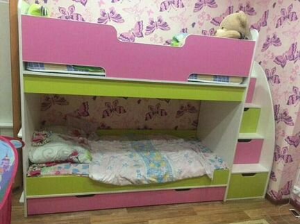 Кровать детская двухъярусная 