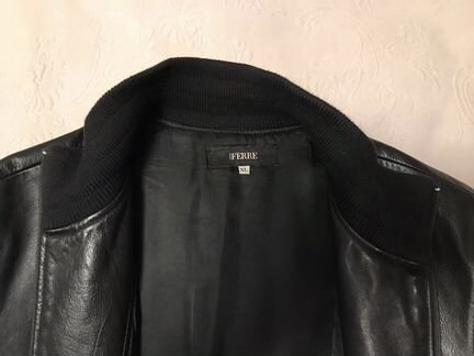 Кожаная куртка мужская, бренд Ferre Jeans, размер
