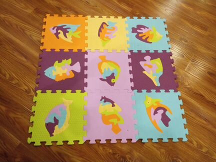 Мягкий коврик-пазл