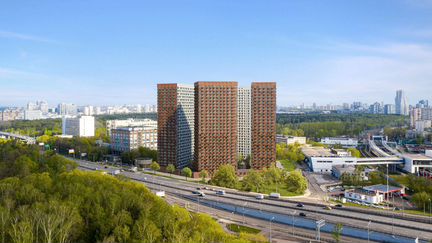 2-к апартаменты, 57.4 м², 25/28 эт.