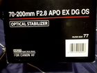 Объектив Sigma AF 70-200mm F2.8 APO EX DG OS HSM
